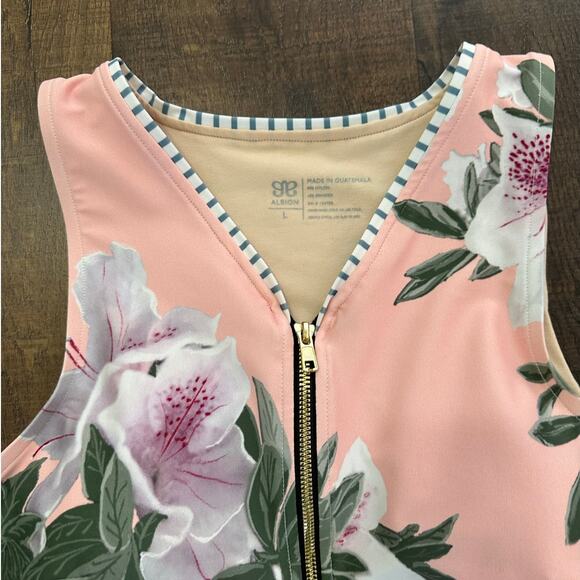 Albion Fit Lulu Bombshell One Piece Swimsuit Size Large - Picture 2 of 7